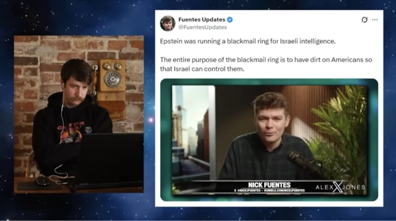 Nick Fuentes Drops BOMBSHELL Evidence | Jeffrey Epstein Was An Israeli Agent?