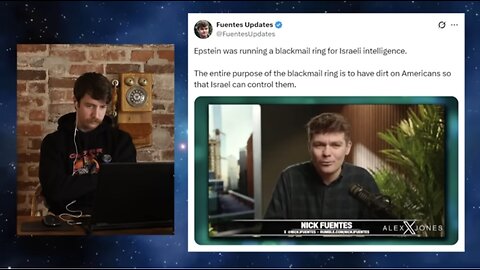 Nick Fuentes Drops BOMBSHELL Evidence | Jeffrey Epstein Was An Israeli Agent?