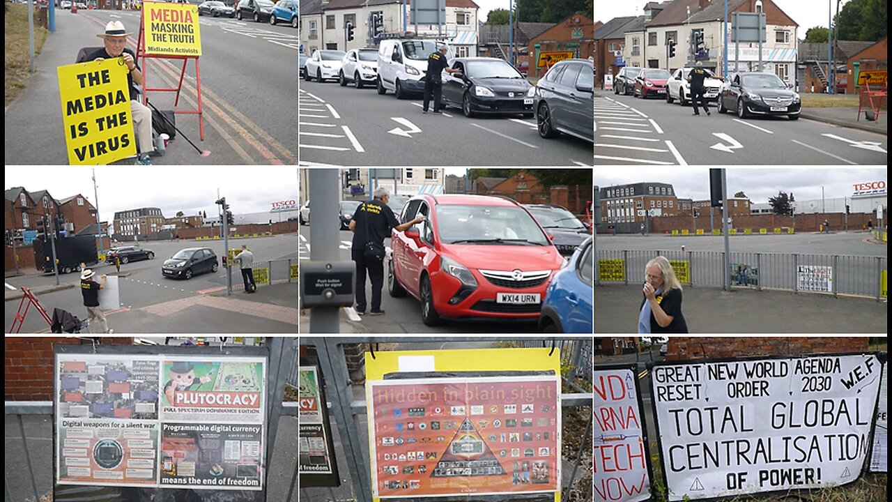 Cradley Heath 1: Midlands Activists – MEDIA masking the TRUTH. The MEDIA is the VIRUS.
