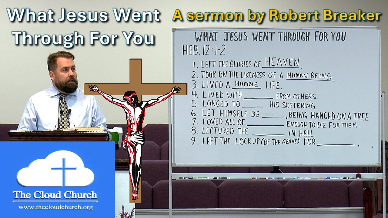 What Jesus Went Through For You!