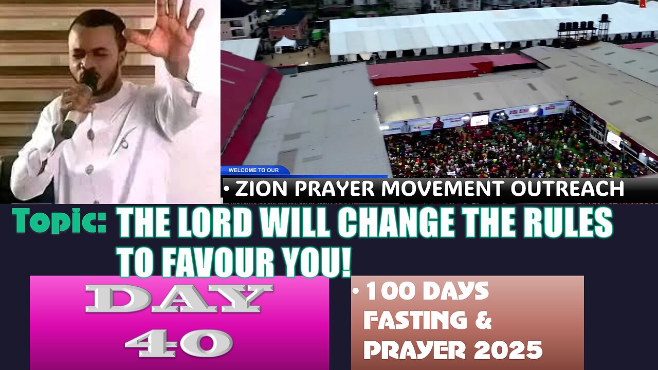 Day 40 | August 13th, 2025 — THE LORD WILL CHANGE THE RULES TO FAVOUR YOU! 100 Fasting & Prayer