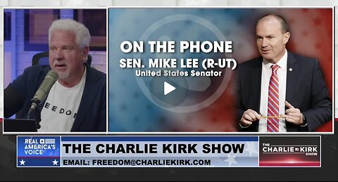 Glenn Beck ~ Sen. Mike Lee Introduces the "Standing Up For Charlie Kirk Act" and Explains Its Importance