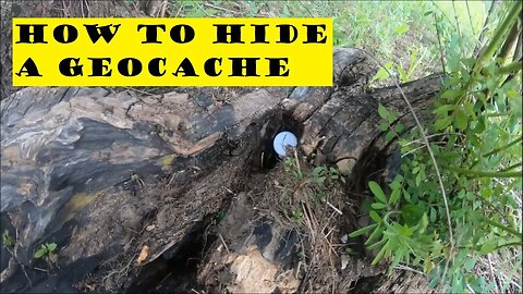 How To Hide A Geocache In The Woods