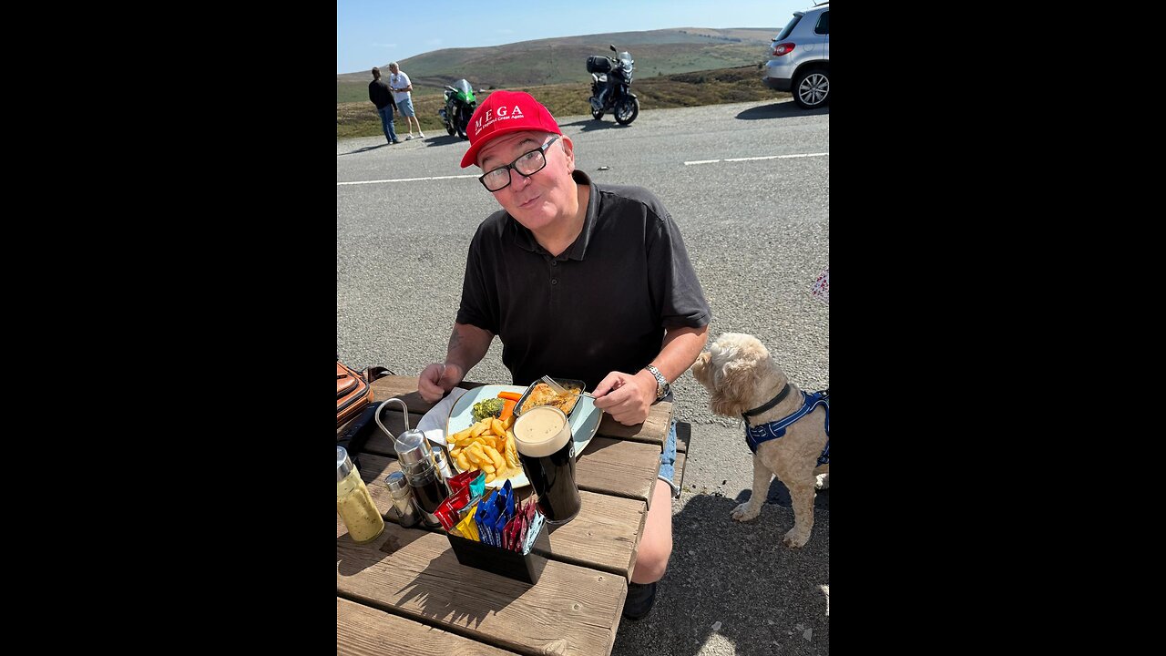 On the Devon Moors eating Rabbit (bunny) pie. Hmmmmmm