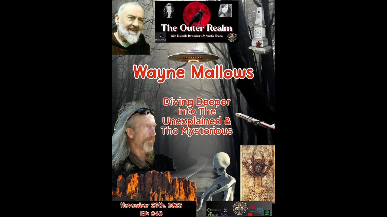 Open Discussion- The Unexplained, Strange Locations, Events, Group Disappearances - Wayne Mallows