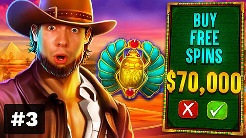 $70,000 Bonus Buy on BOOK OF TUT 🧭 (70K Bonus Buy Series #03)