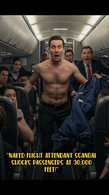 Naked Flight Attendant Scandal SHOCKS Passengers at 30,000 Feet