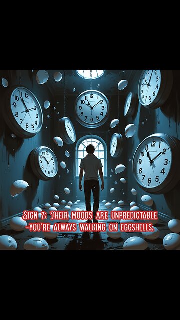 "Walking on Eggshells? Sign 7 of a Narcissist Will Give You Chills!"