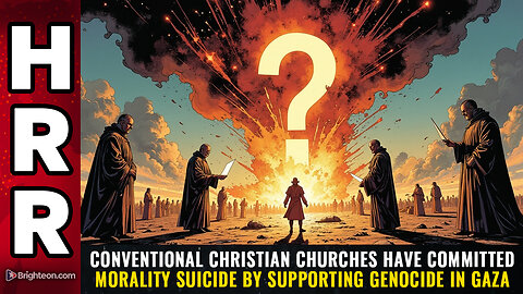 Conventional Christian churches have committed MORALITY SUICIDE...