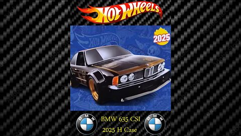 BMW 635 CSI - Hotwheels