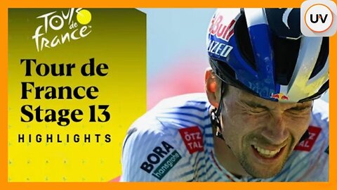 Tour de France 2025 | Stage 13 Time Trials EXTENDED CYCLING HIGHLIGHTS | on UVueTV