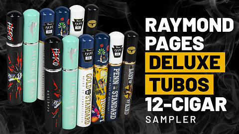 Raymond Pages Deluxe Tubos 12-Cigar Sampler 💨