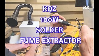 KQZ 100W Solder Fume Extractor, Smoke Absorber, Odor Remover