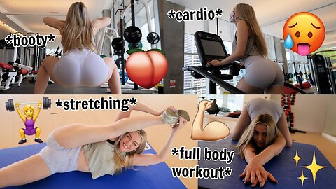 HOT GIRL WORKOUT WITH ME AT THE GYM! (MY UPDATED ROUTINE)