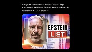 Hacker Island Boy Got the EPSTEIN List | Wanna See!?