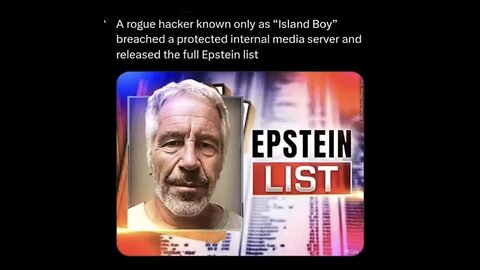 Hacker Island Boy Got the EPSTEIN List | Wanna See!?