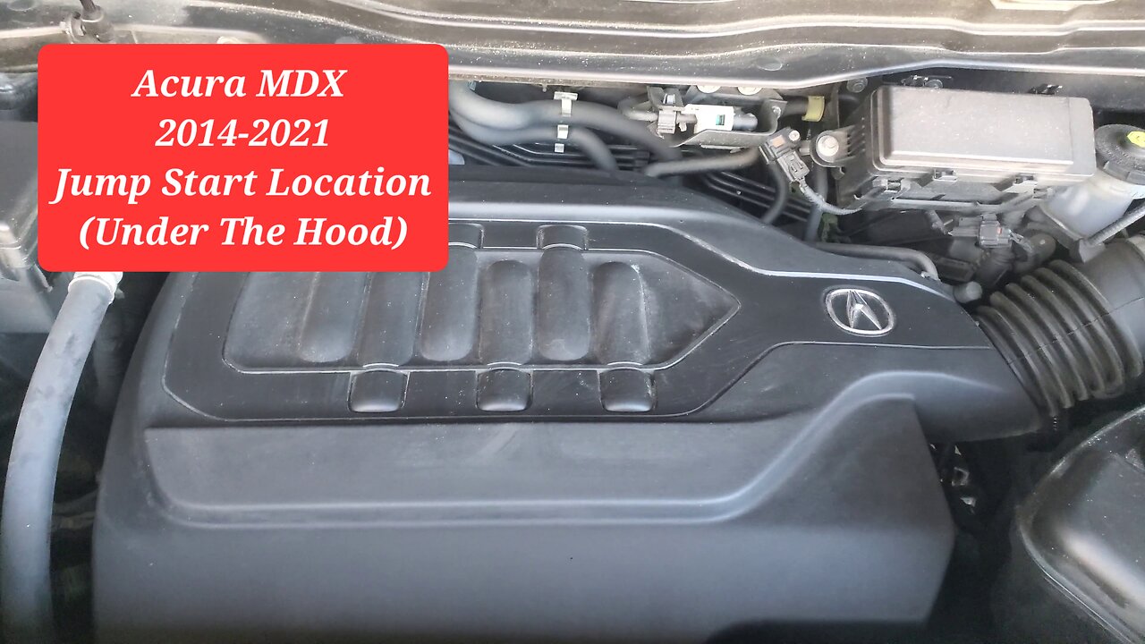 3rd Gen Acura MDX Battery Jump Start Location