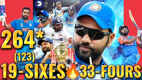 264* World Record That Shocked The Cricket World | Rohit Sharma's Legendary Innings"