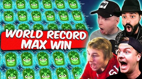 REACTOONZ WORLD RECORD BIGGEST WINS: Top 10 (Roshtein, Xposed, Spinlife)
