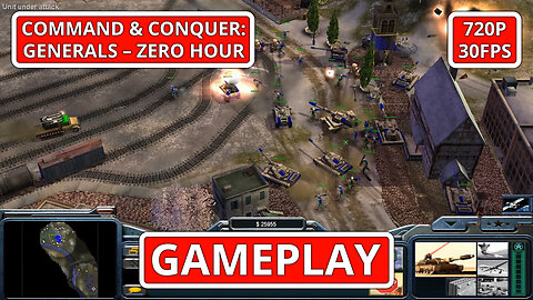 Command & Conquer: Generals – Zero Hour: Gameplay - (PC HD) [720p30FPS]