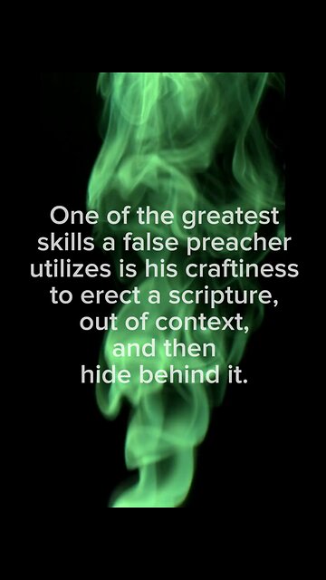 A False Preacher