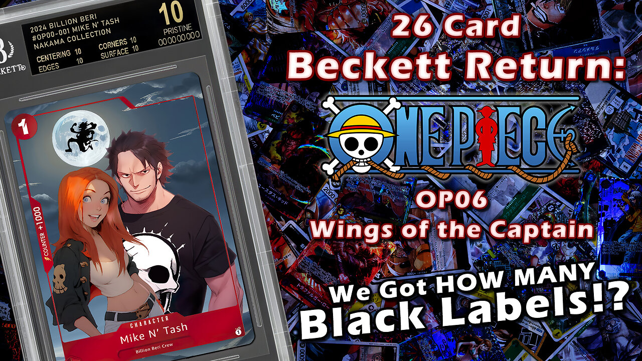 26 Card Beckett Grading Return w/Black Labels! | Showcase & Analysis | One Piece TCG