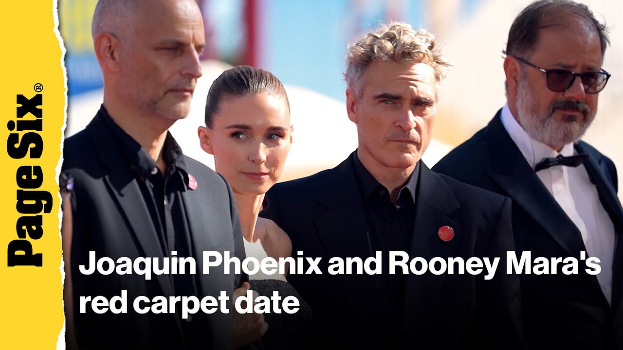 Joaquin Phoenix and Rooney Maras red carpet date at Venice Film Festival