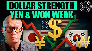 Dollar Strength, Korean Won & Yen weak, AU10Y Ozzie Debt Spike, Golds 3rd sell off before recovery