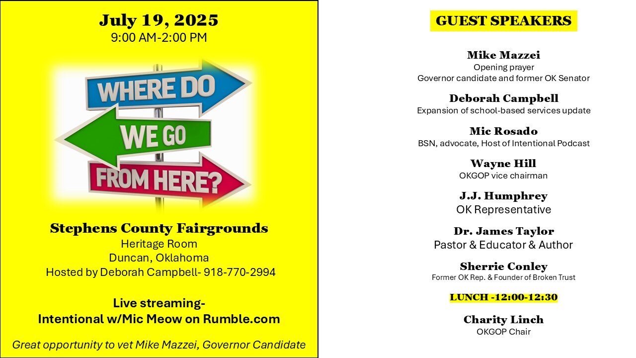 "Where Do We Go From Here?" Event - Sherrie Conley