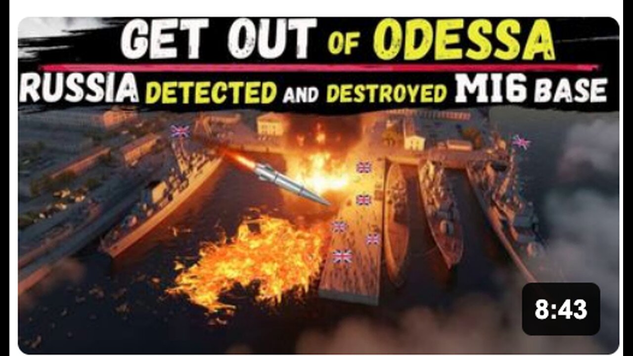 A BLOODY NIGHT in ODESSA: Russia wiped out MI6 Base, along with BRITAINs ELITE Underwater Saboteurs