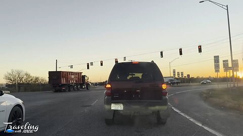 LATE NIGHT DRIVE FROM PERU, INDIANA TO INDIANAPOLIS, INDIANA | PEACEFUL INDIANA HIGHWAY RIDE