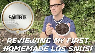 Reviewing My First Homemade Lös Snus!