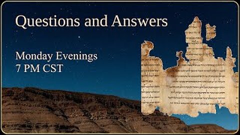 Monday night Q&A