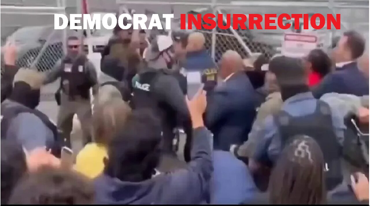Dems STORM ICE facility in VIOLENT INSURRECTION!!!