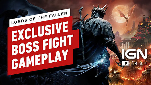 Lords of the Fallen - Tancred and Reinhold Boss Fight Gameplay _ IGN First