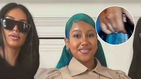 Kim Kardashian, North West Spark Finger Piercing Debate