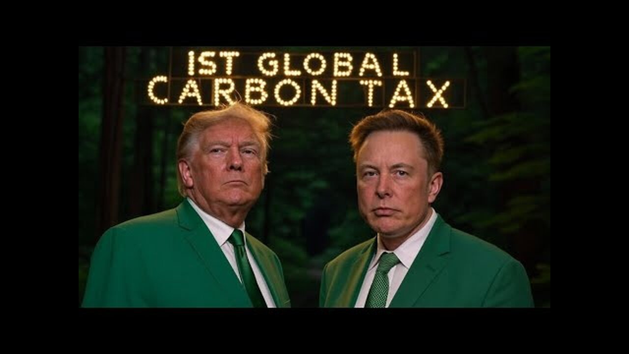 URGENT! WHILE EVERYONE'S DISTRACTED THEY ARE MOVING FORWARD WITH THE "FIRST EVER GLOBAL CARBON TAX!"