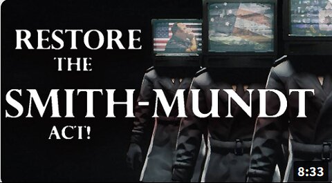 Restore Smith Mundt!