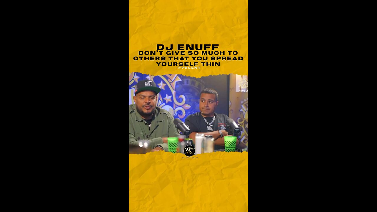 @djenuff Don’t give so much to others that you spread yourself thin