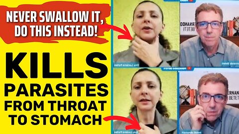 STOP Swallowing, Chew It! It Will Kill Parasites From the Esophagus to the Stomach! JN40