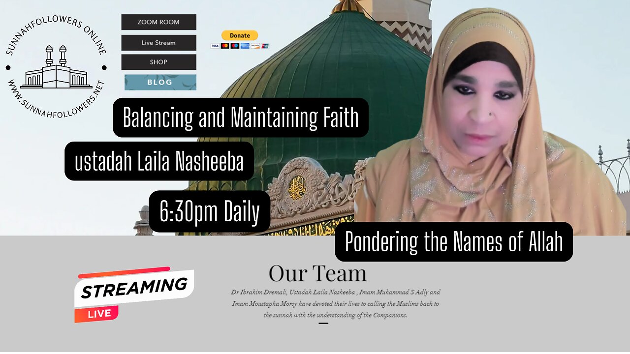 HOW TO MAINTAIN FAITH - PONDERING THE NAMES OF ALLAH