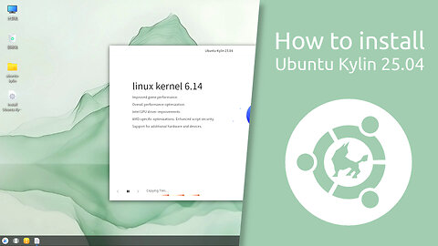 How to install Ubuntu Kylin 25.04 Plucky Puffin