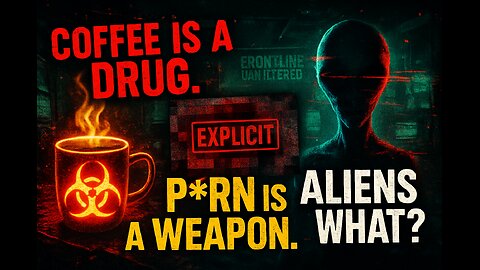 “Frontline Unfiltered: Coffee Is a Drug. Porn Is a Weapon. Aliens Are… WHAT?”