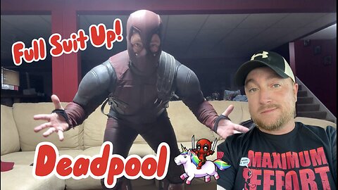 Full Deadpool Suit Up For a Charity Event!