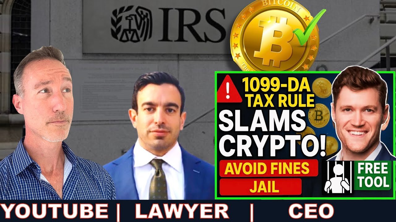 LIVE Q&A - 1099-DA Tax Rule SLAMS Crypto! Avoid FINES | JAIL w/ FREE Tool. CEO & Lawyer
