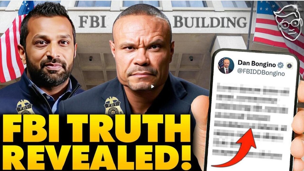⚡Dan Bongino posts the dark truth about the FBI ~ by Benny Johnson