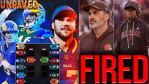 NFL Playoffs Are SET & Coaches Are Being FIRED | UNPAVED
