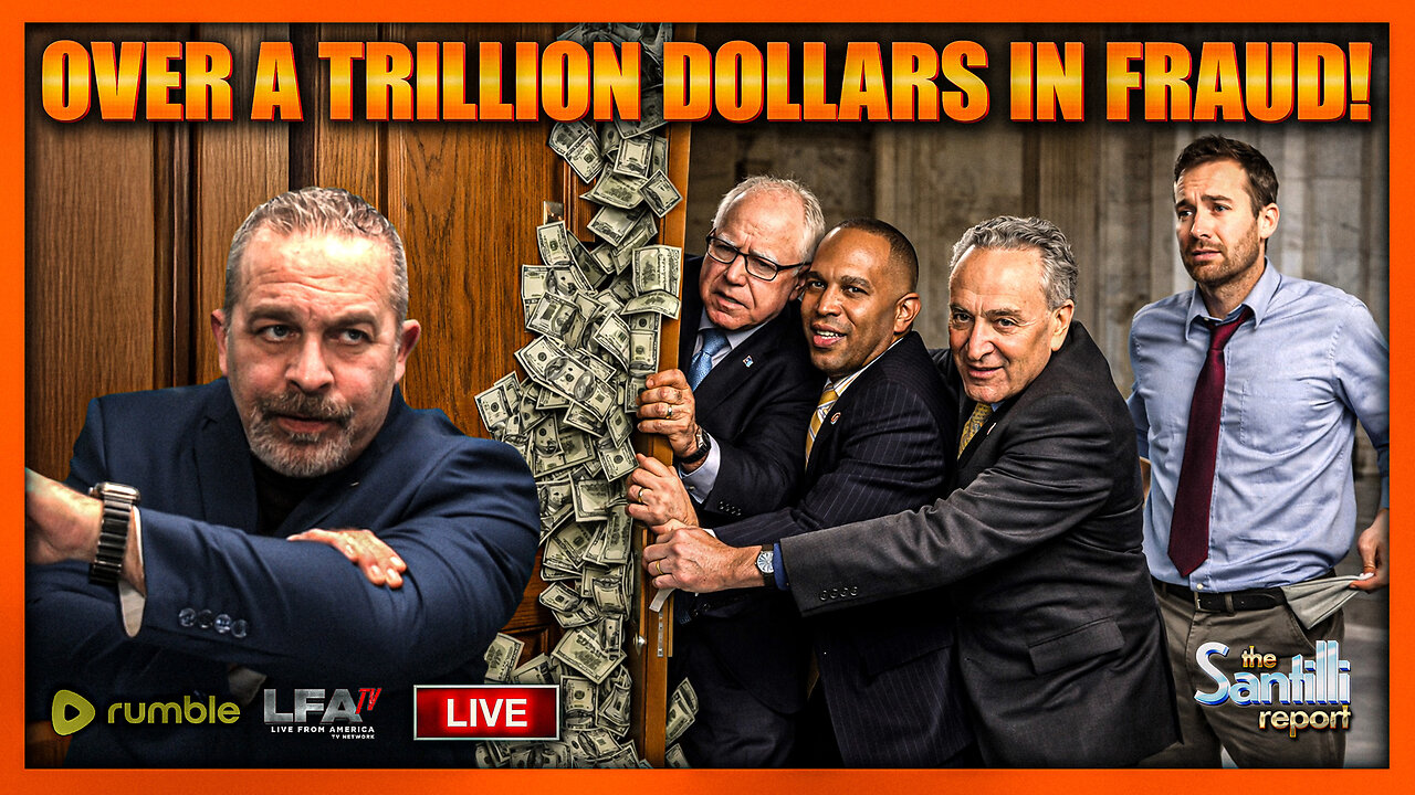 2025 Dem’s Caught Defrauding Taxpayers Over $1 Trillion. 2026 We Will Arrest All Of Them! | THE SANTILLI REPORT 12.31.25 1PM