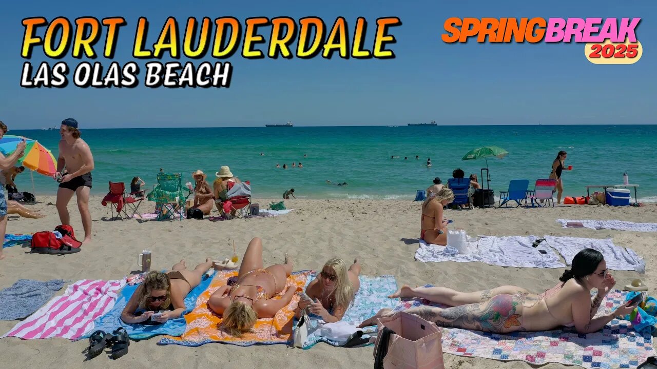 Las Olas Beach - Fort Lauderdale Beach Spring Break 2025