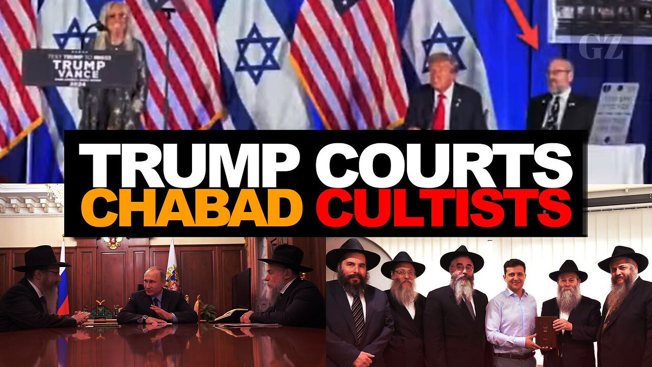 Trump is surrounded by Orthodox cult members